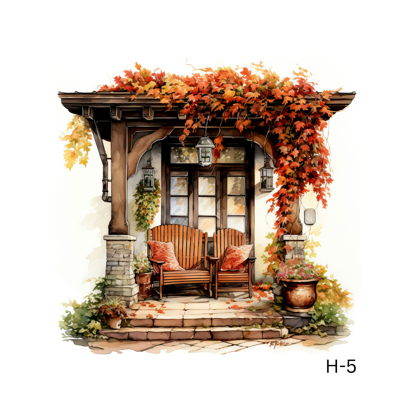 H-Fall Front Porch