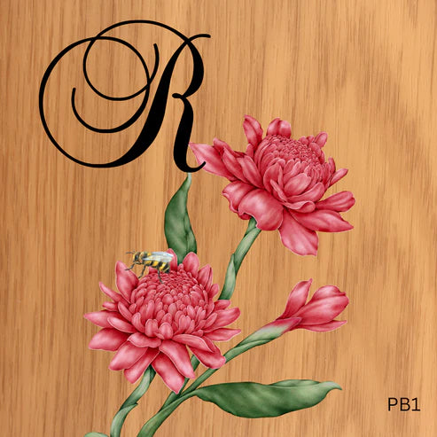 Personalized Decorative Floral Board