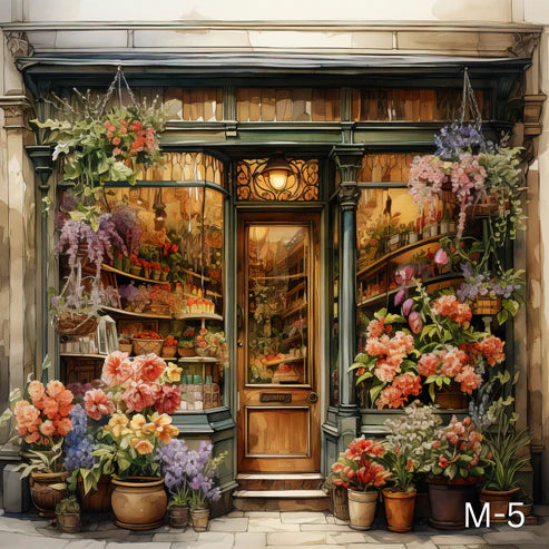 M-Spring Floral Storefront