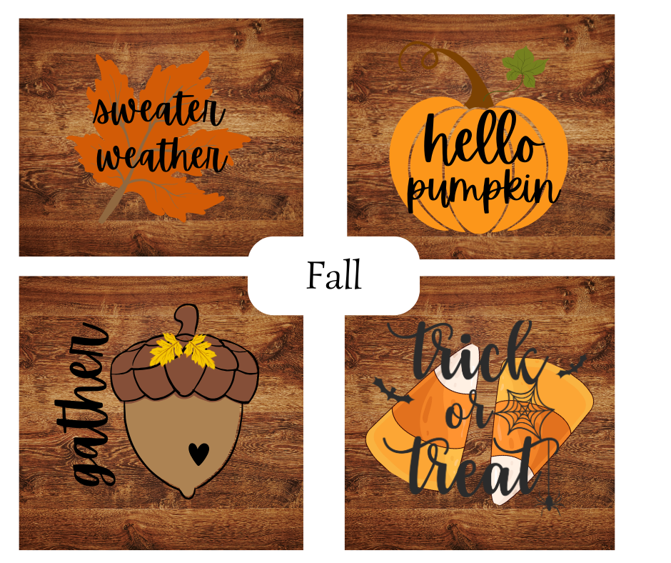 Summer/Variety, Fall, Christmas/Holiday samples