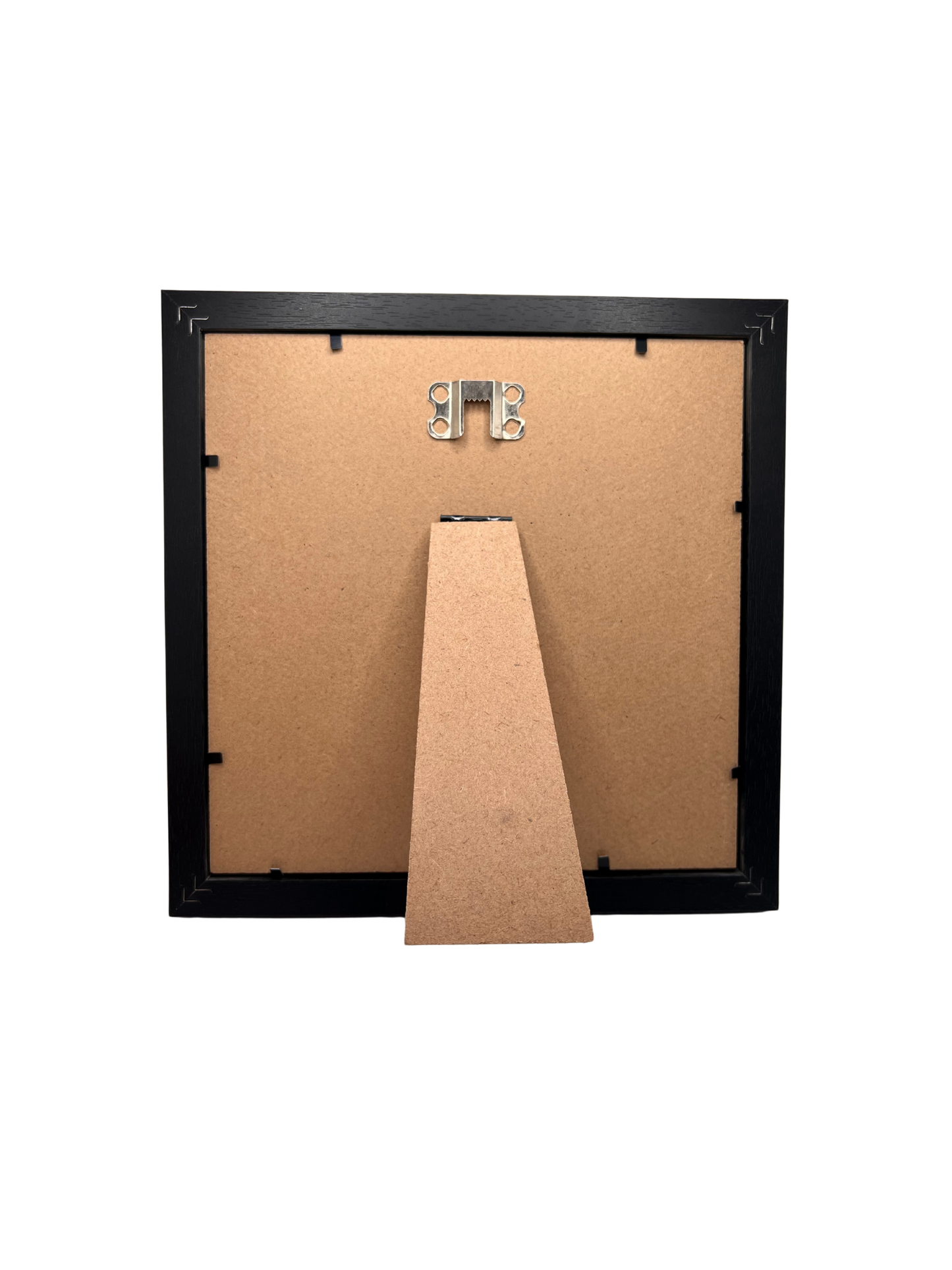 Engraved Glass with Wooden Frame