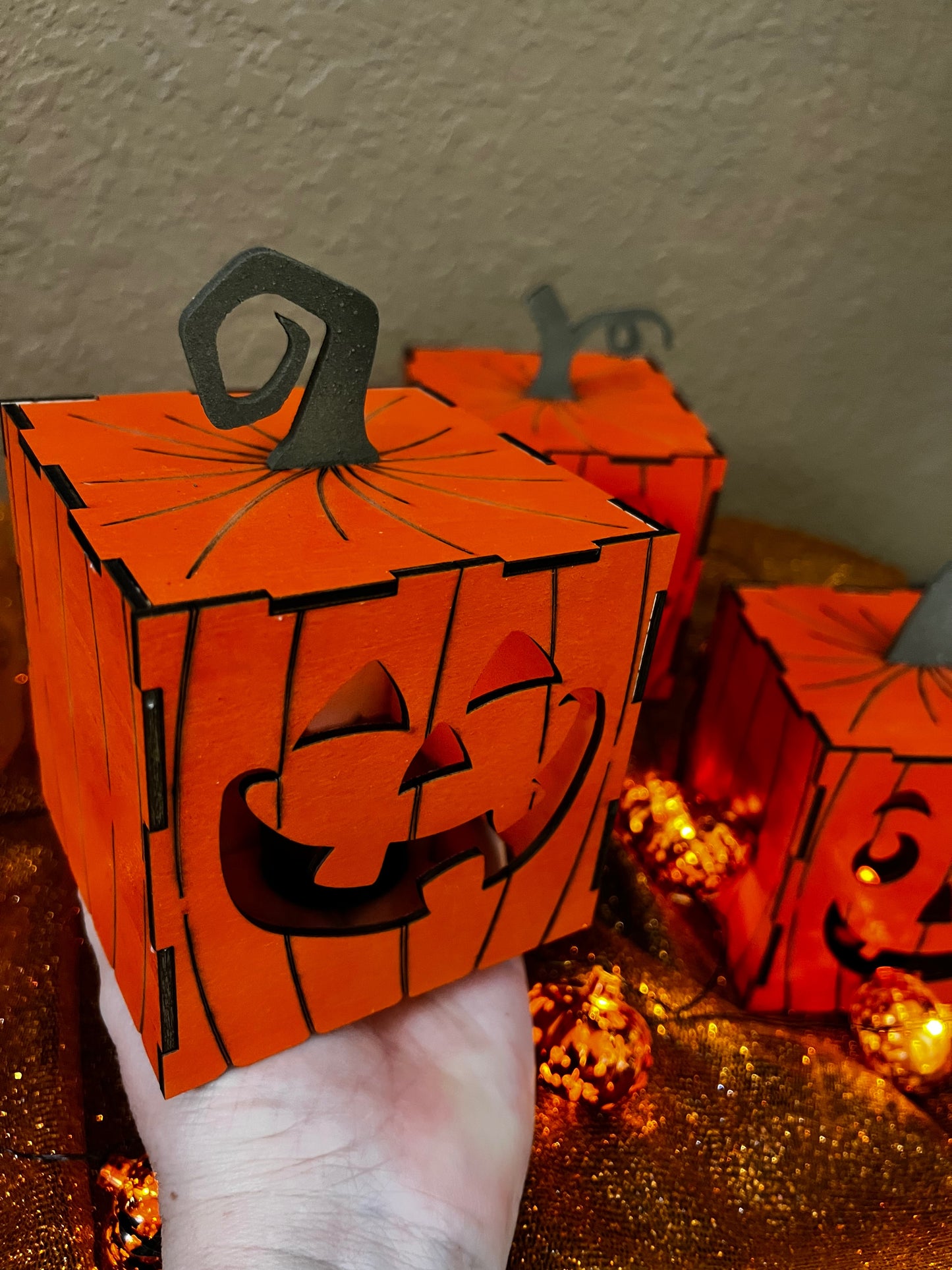 Jack O Lantern Cubes