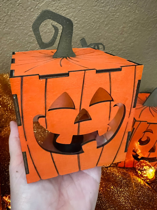 Jack O Lantern Cubes