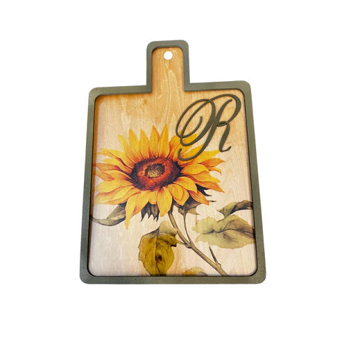 Personalized Decorative Floral Board